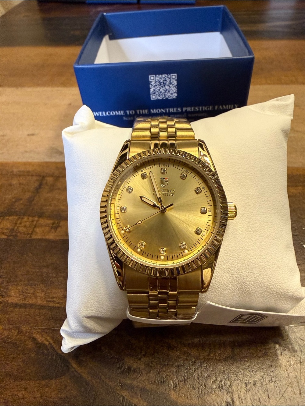 Montres Prestige x Invicta Gold-Tone 38mm Men's Watch (Model MPW-0269)
